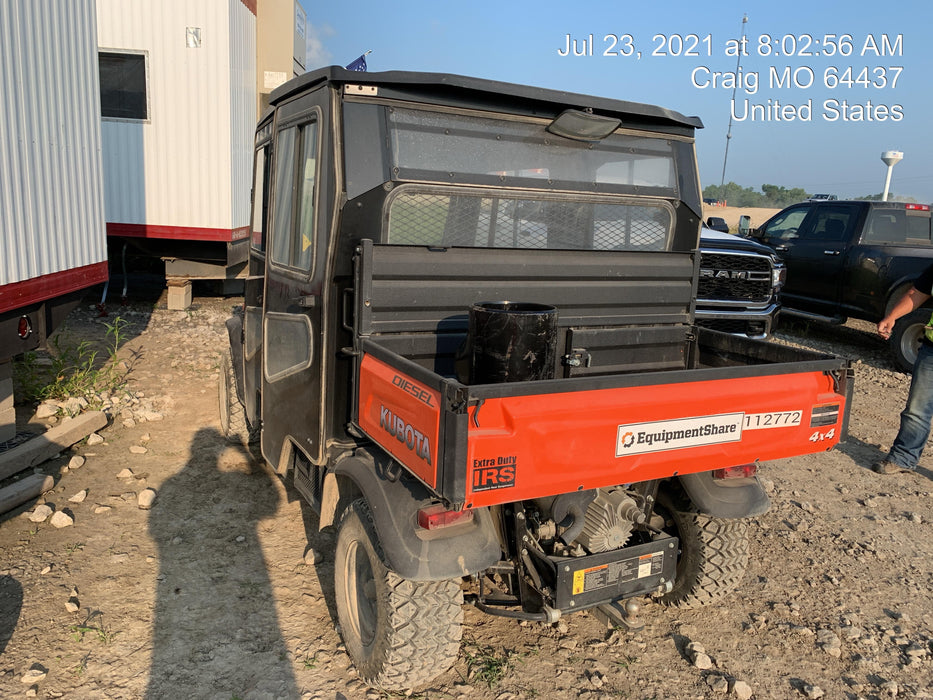 2020 Kubota RTV-X1140 4 Seat UTV, 4WD, Canopy, Standard Rental Spec