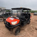 2022 Kubota RTV-X1140W-H Plastic Canopy, Windshield Acrylic Clear, LED Strobe Light, Wire Harness Kit, Back up Alarm