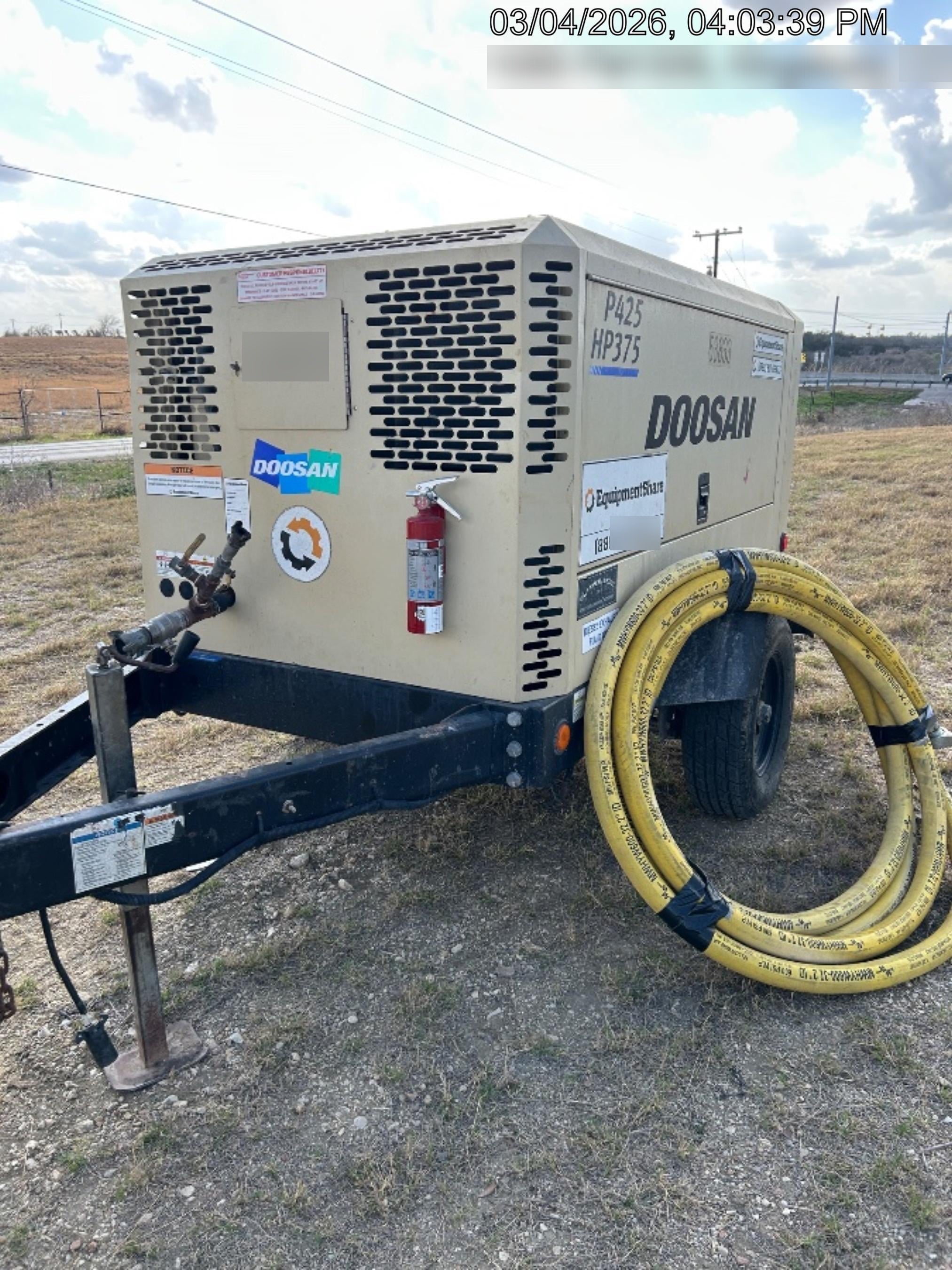 2019 DOOSAN P425/HP375WCU-T4F