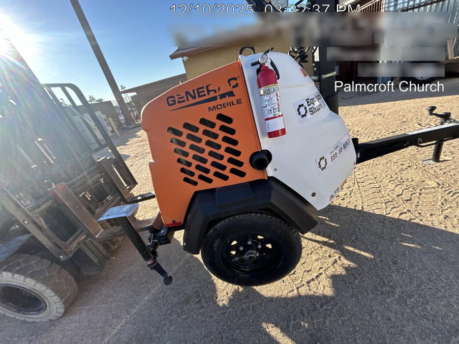 2023 Generac MLT2 Diesel, Flex Switch 120V Input, Powerzone Controller, 
(4) 320W LED Lights, 4kW Generator, 39.9 Gal Fuel Tank, 2" Ball, T3