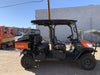2022 Kubota RTV-X1140W-H Plastic Canopy, Windshield Acrylic Clear, LED Strobe Light, Wire Harness Kit, Back up Alarm