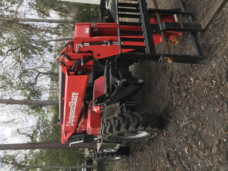 2019 Manitou MTA10055 Canopy, 120 HP, Solid Tires, Work Lights, Lift Hook, Auxiliary Hydraulics 66" Carriage and 60" Forks