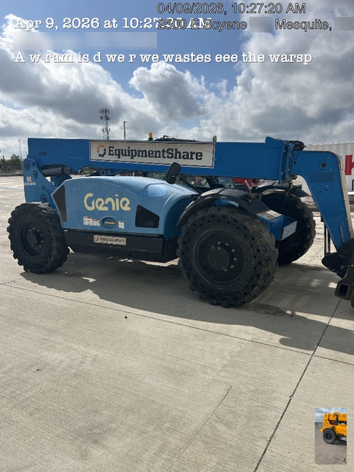 2019 GENIE GTH-844