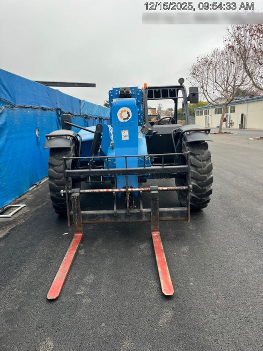 2019 Genie GTH-636 Canopy, Solid RT Tires, LED Work Lights, Beacon 60" QA Carriage, 48" Forks