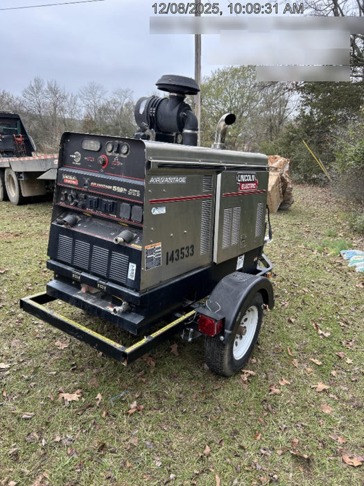 2021 Lincoln Electric Air Vantage 566 Air Vantage 566X Ready Pak 3 (includes trailer, cable rack, fender light kit); no telematics