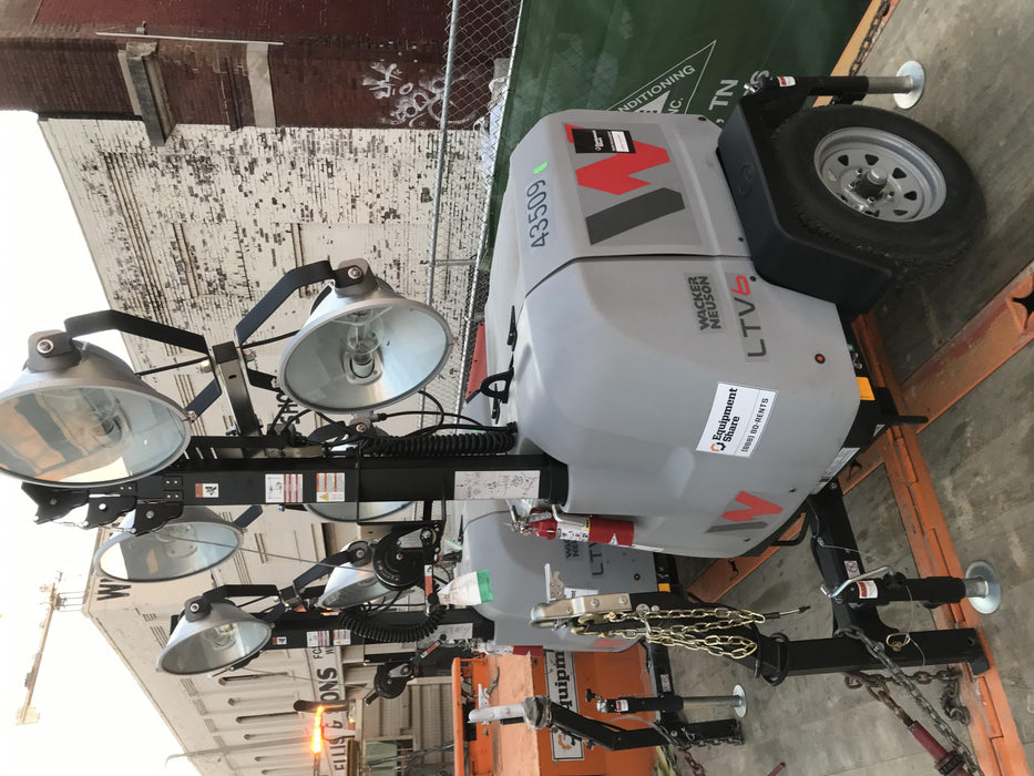 2019 Wacker Neuson LTV6L-MH Wacker Neuson LTV6L Mobile Light Tower w/Fuel Level Sensor Installed