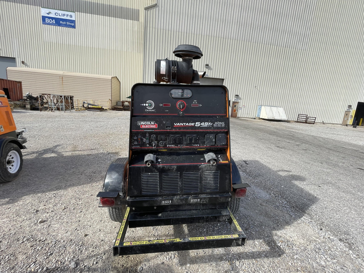 2021 Lincoln Electric Vantage 549X Ready Pak 3, ORANGE (includes trailer, cable rack, fender light kit)