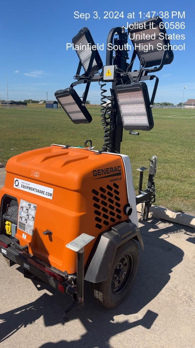 2023 Generac MLT2 Diesel, Flex Switch 120V Input, Powerzone Controller, 
(4) 320W LED Lights, 4kW Generator, 39.9 Gal Fuel Tank, 2" Ball, T3