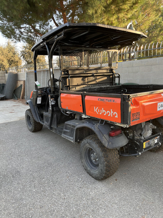 2022 Kubota RTV-X1140W-H Plastic Canopy, Windshield Acrylic Clear, LED Strobe Light, Wire Harness Kit, Back up Alarm