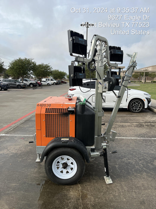 2024 Wanco WLTT-4MM4K Diesel, Deep Sea Controller, Shore Power Plug, Auto Start, (4) 350W LED Floodlights, 4kW Generator, 60 Gal Fuel Tank, 2" Ball, T3