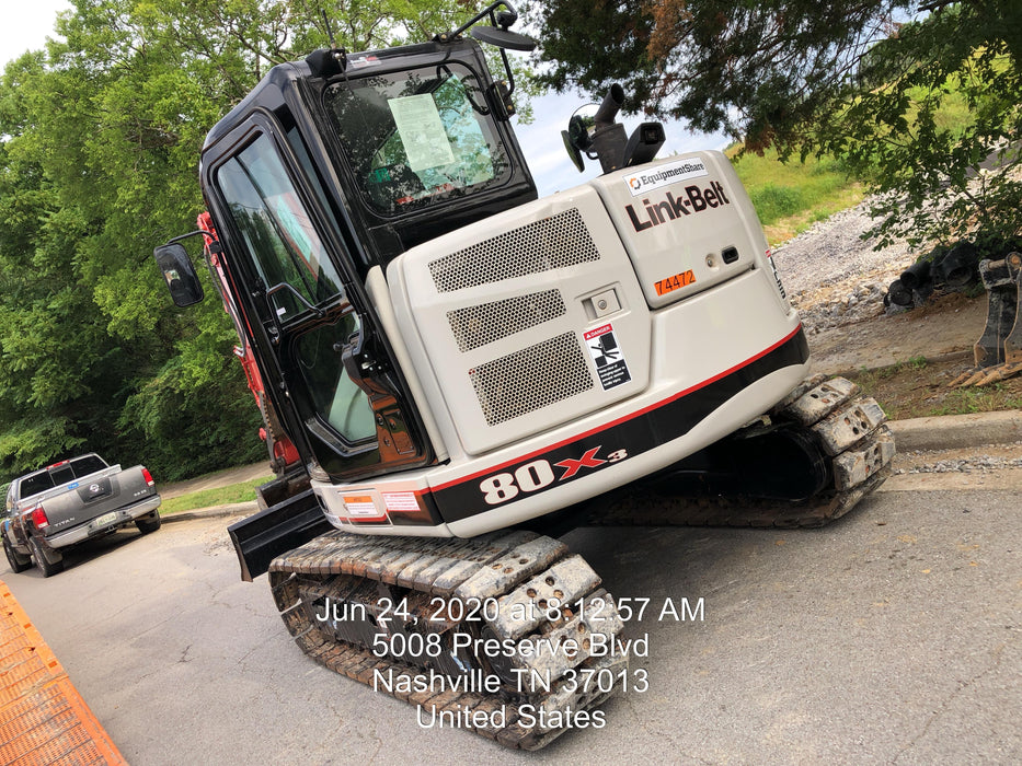 2020 Link-Belt 80X3EX EXC, 7'2" ARM, 17.7" RT, MFH(PJ)