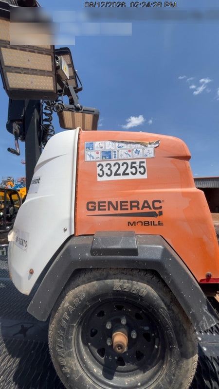 2023 Generac MLT2 Diesel, Flex Switch 120V Input, Powerzone Controller, (4) 320W LED Lights, 4kW Generator, 39.9 Gal Fuel Tank, 2" Ball, T3