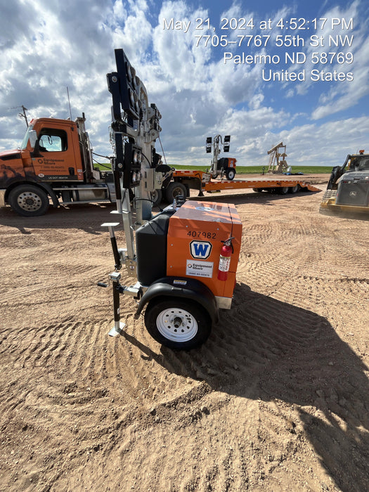 2024 Wanco WLTT-4MM4K Diesel, Deep Sea Controller, Shore Power Plug, Auto Start, (4) 350W LED Floodlights, 4kW Generator, 60 Gal Fuel Tank, 2" Ball, T3