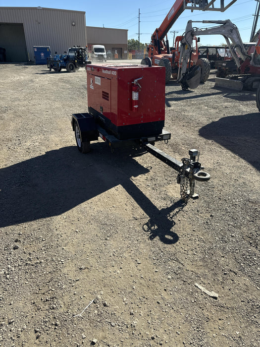 2022 Shindaiwa DGW400MDL Kubota D902 Engine, 23 HP, Dual Op Welder, Wire, Arc, Droop Stick, Tig, and CC Stick Functionality, Simulphase, 3 Phase and 1 Phase Gen Output, Single Axle NB Trlr, Slr Trckl Chrg 12V 12W, Fire Ext