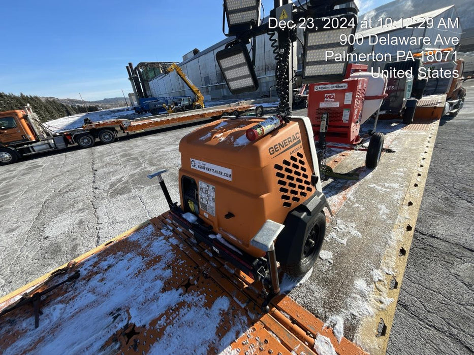 2023 Generac MLT2 Diesel, Flex Switch 120V Input, Powerzone Controller, 
(4) 320W LED Lights, 4kW Generator, 39.9 Gal Fuel Tank, 2" Ball, T3