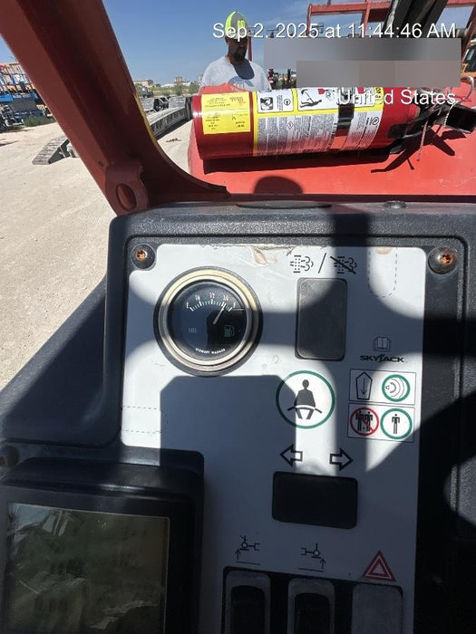 2018 Skyjack SJ1056 TH Skyjack 1056 TH Telehandler w/Open ROPS, Work Lights/Beacon, Solid Tires, 60" Carriage and Forks