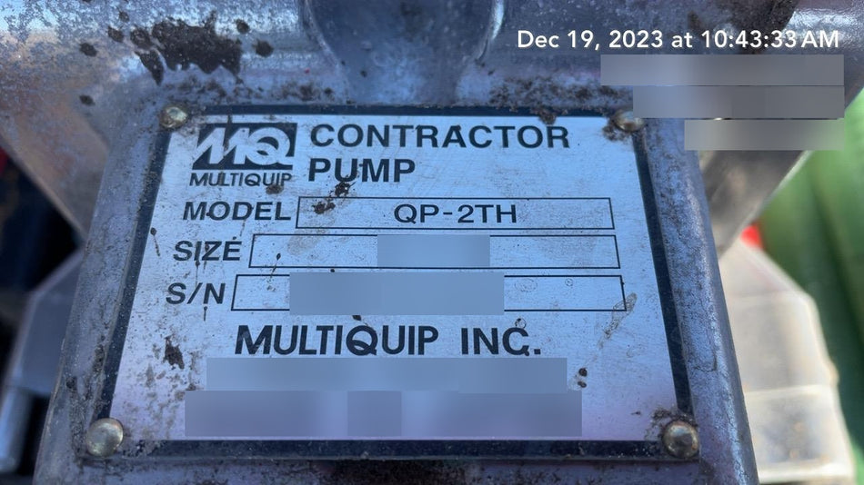 2023 MULTIQUIP QP2TH