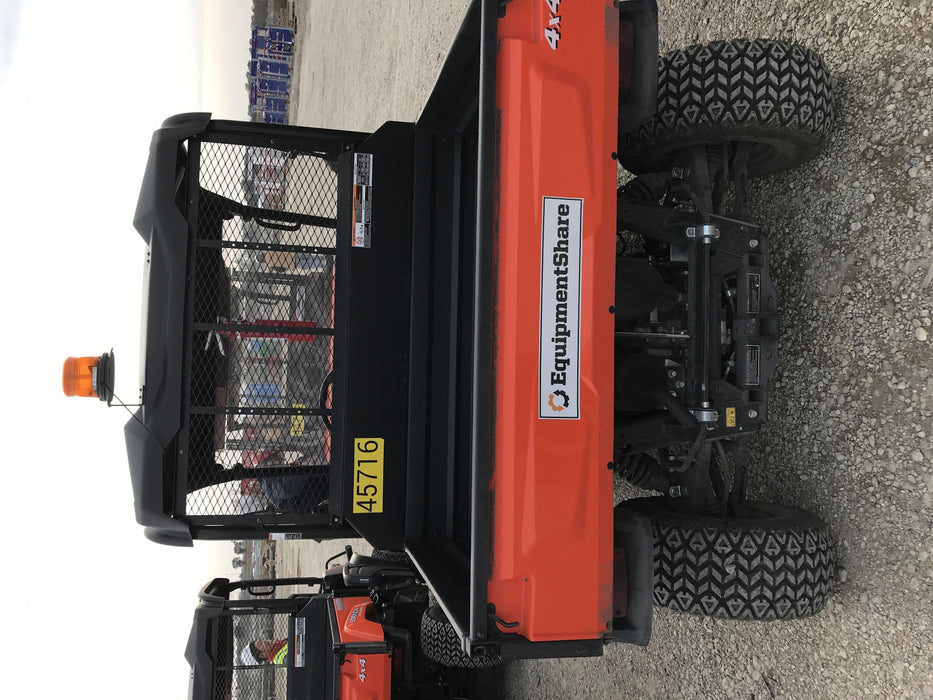 2019 Kubota RTV-XG850WL-H 4wd Utility Cart, Gas, 2 Seat, LED Strobe, Windshield Tempered Glass, Plastic Canopy, Wire Harness Kit, Backup Alarm