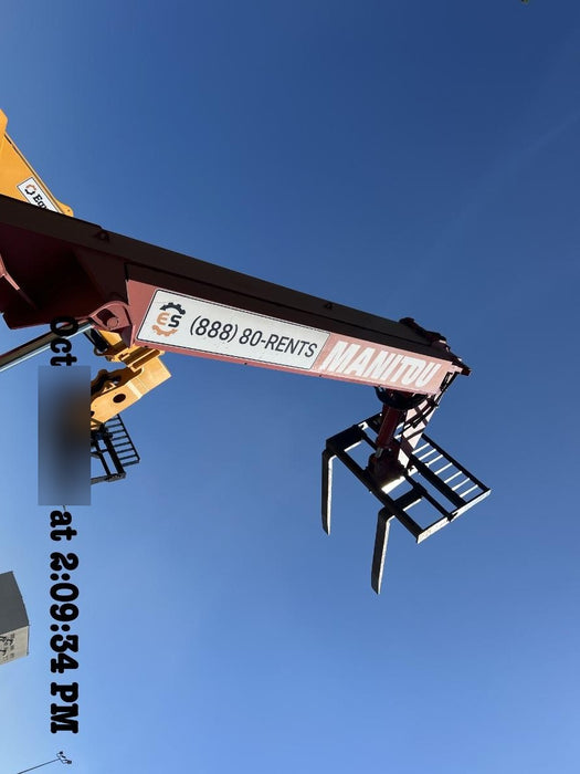 2017 Manitou 12042 Manitou MTA 12042, Solid Tires, 66" Carriage, Open ROPS, Flashing Beacon and Work Light Package