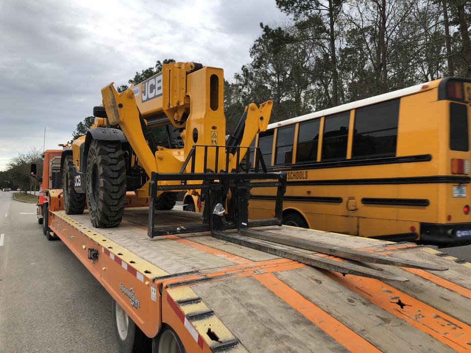 2019 JCB 510-56 Canopy, 74 HP, Solid Tires, STD Worklight, Beacon, Aux Hydraulics, Lifting Eye, Back up Alarm w/66" Carriage/60" Forks