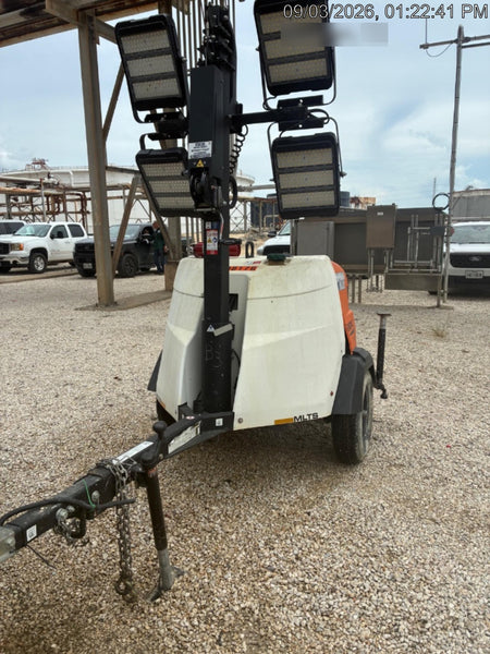 2025 Generac MLTS-4 Diesel, Mitsubishi L2E, 7.1 hp @1800 rpm, Flex Switch 120V Input, Powerzone Controller, (4) 320W LED Lights, 4kW Generator, 39.9 Gal Fuel Tank, 2" Ball