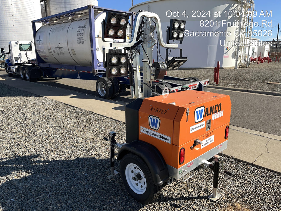 2024 Wanco WLTT-4MM4K Diesel, Deep Sea Controller, Shore Power Plug, Auto Start, (4) 350W LED Floodlights, 4kW Generator, 60 Gal Fuel Tank, 2" Ball, T3