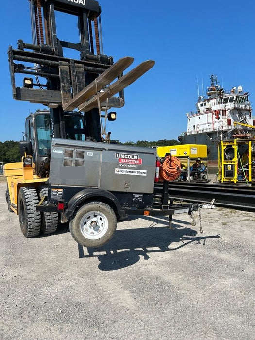 2020 Lincoln Electric Vantage 322 Welder Ready-Pak 3, w/ GPS & Decals (includes trailer, cable rack, fender light kit)