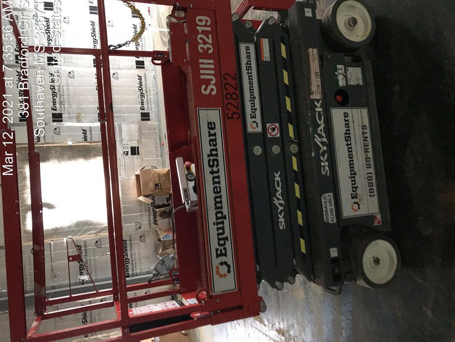 2019 Skyjack SJIII-3219 Standard Options, Trojan Batteries