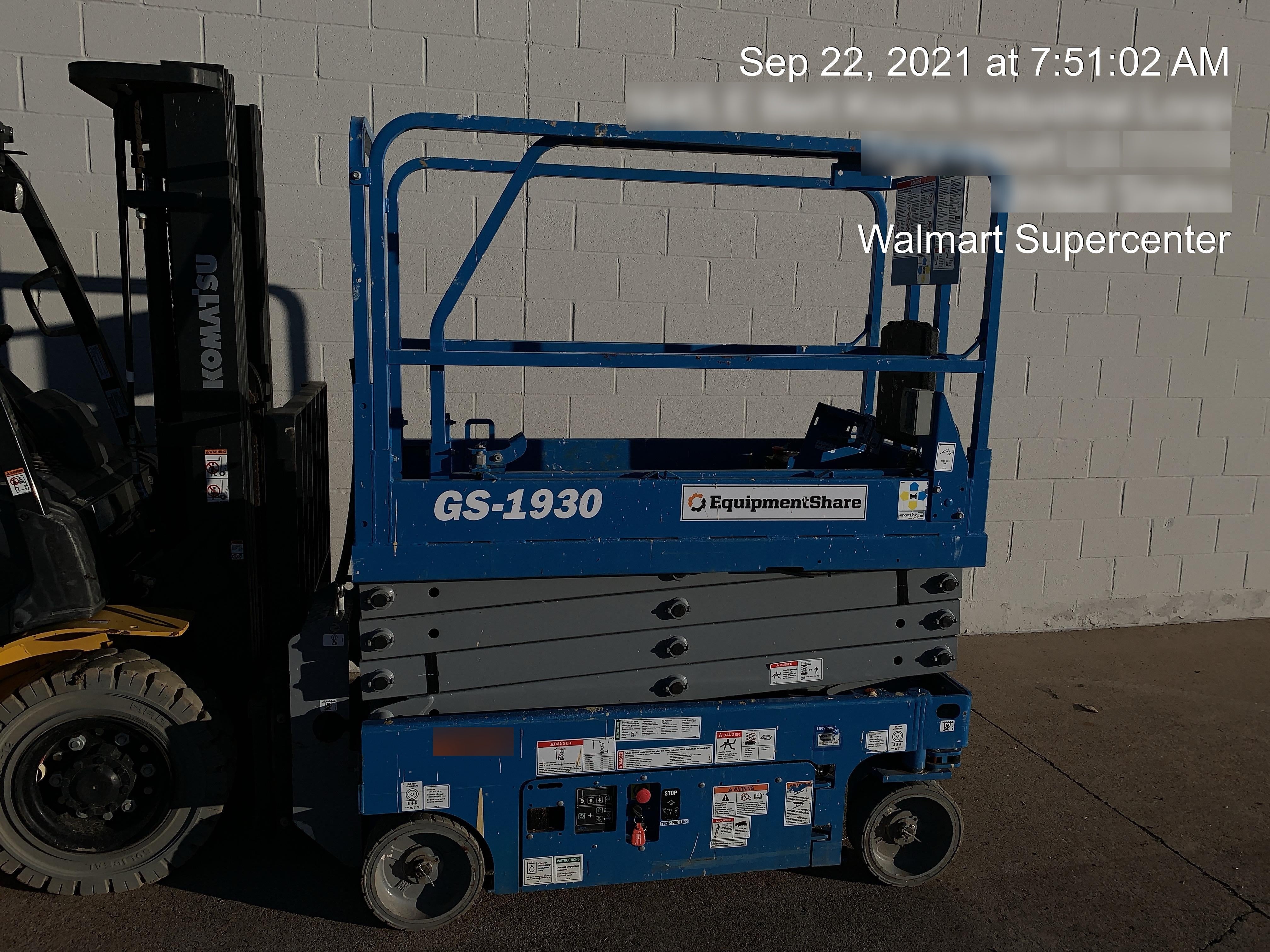 2020 Genie GS-1930 Fixed rails with chain entry gate - Pre A92.20