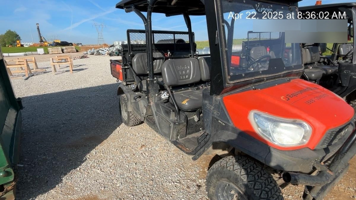 2019 Kubota RTV-X1140W-H 4wd Utility Cart, LED Strobe, Windshield Tempered Glass, Plastic Canopy, Wire Harness Kit, Backup Alarm