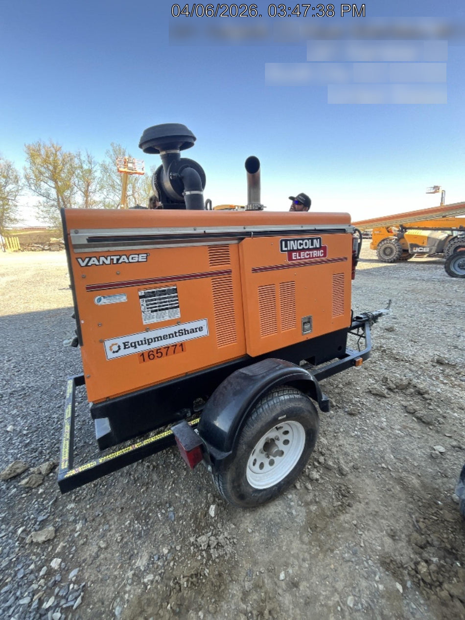 2021 Lincoln Electric Vantage 549X Ready Pak 3, ORANGE (includes trailer, cable rack, fender light kit)