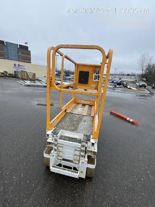 Custom Equipment HB-1430 <ul>
 <li>Hy-Brid Scissor Lift</li>
  <li>Platform capacity up to 670 lbs.</li>
  <li>Working height up to 20 ft</li>
  <li>Weighs under 1,700 lbs.</li>
  <li>Non-marking wheels </li>
</ul>