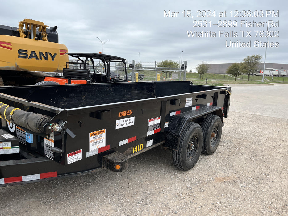 2024 BIG TEX TRAILER 14LD-14BK