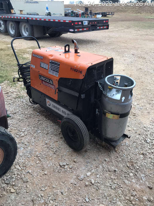 2020 Lincoln Electric Ranger 305 LPG Kohler Engine, One-Pak