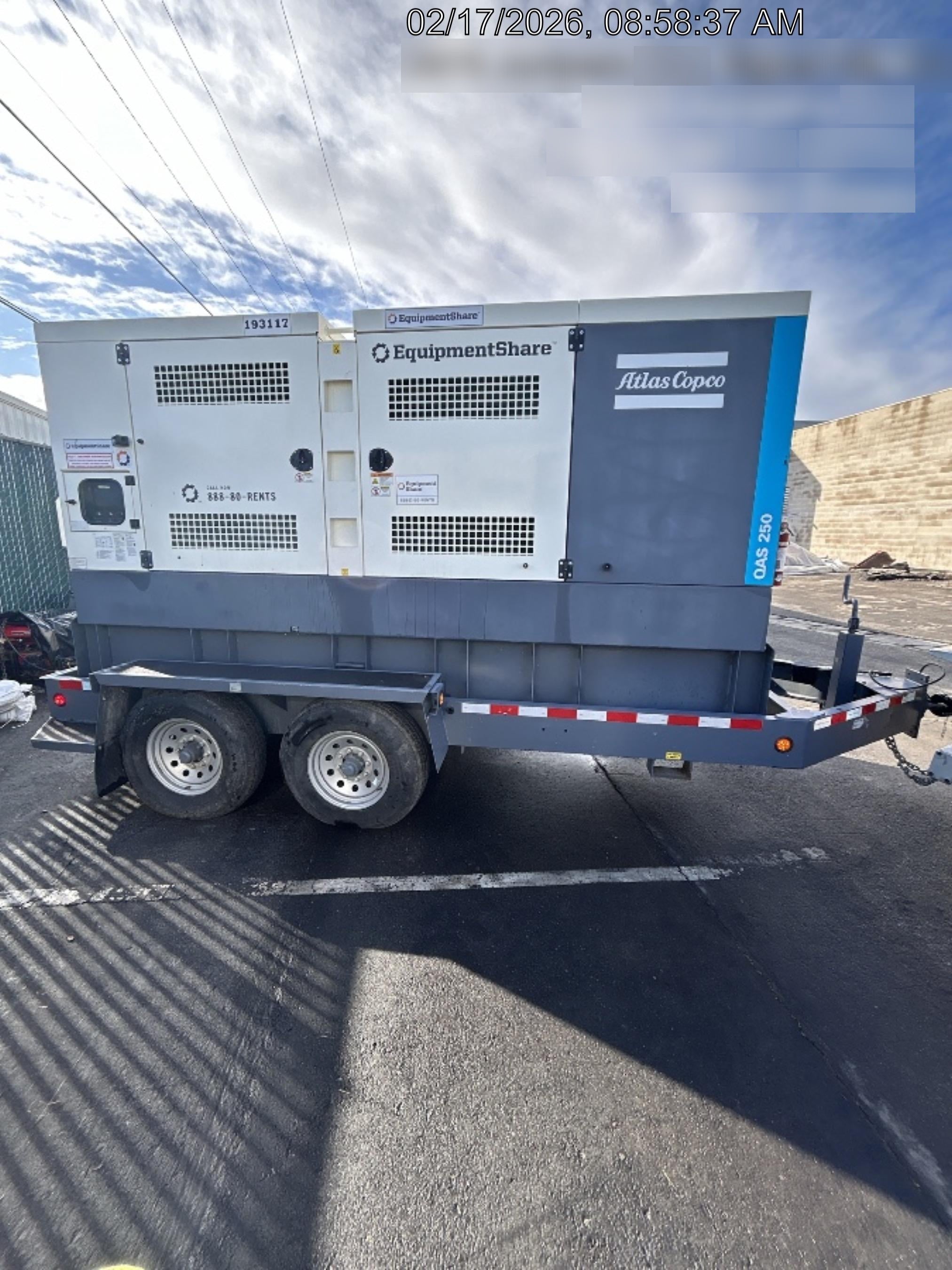 2021 ATLAS COPCO QAS250