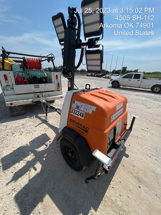 2023 Generac MLT2 Diesel, Flex Switch 120V Input, Powerzone Controller, (4) 320W LED Lights, 4kW Generator, 39.9 Gal Fuel Tank, 2" Ball, T3