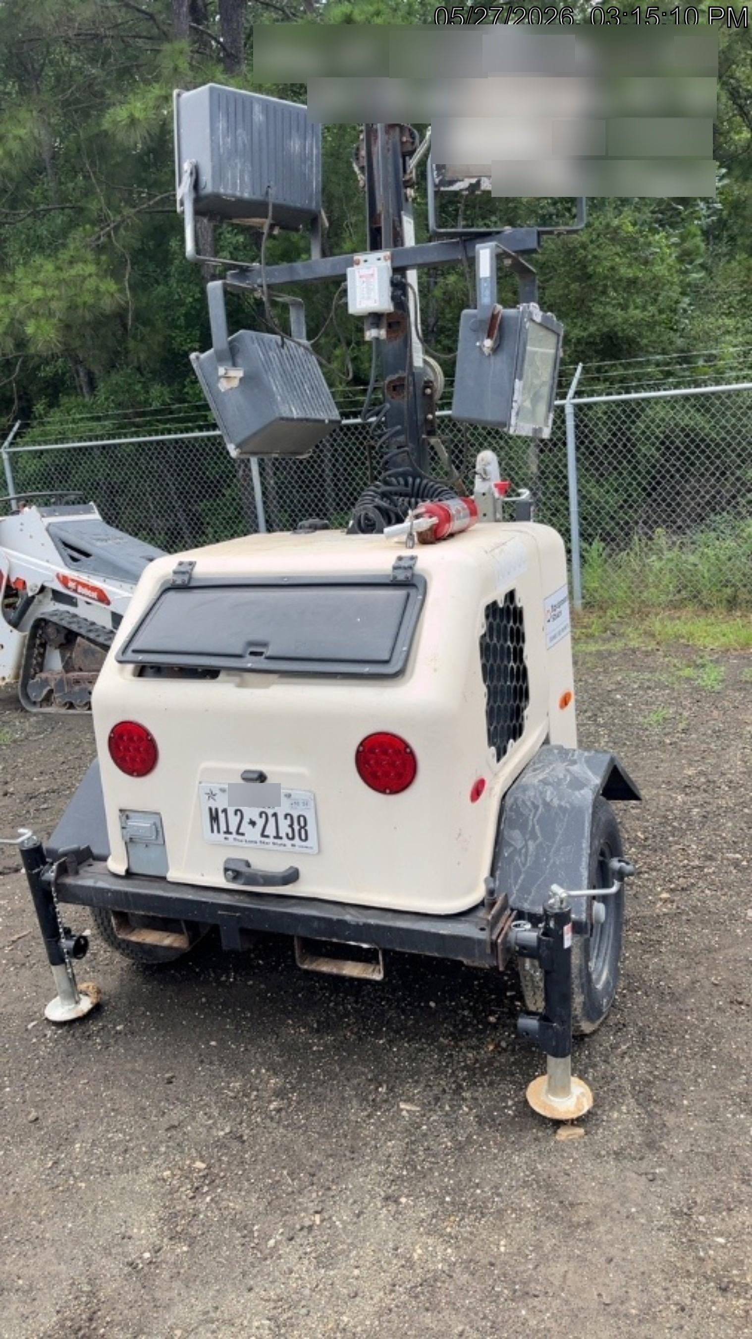 2020 Genie RL4 6kW Light Plant - Metal Halide