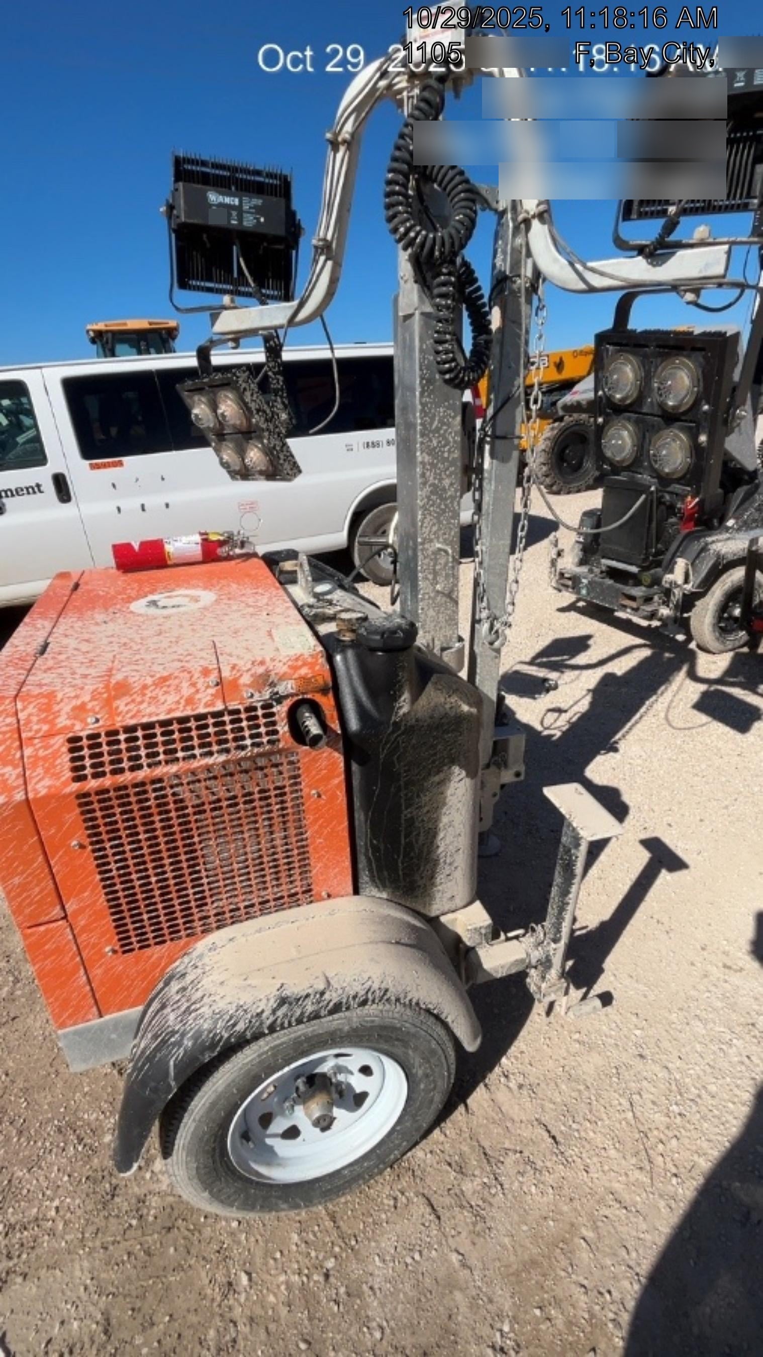 2024 Wanco WLTT-4MM4K Diesel, Deep Sea Controller, Shore Power Plug, Auto Start, (4) 350W LED Floodlights, 4kW Generator, 60 Gal Fuel Tank, 2" Ball, T3