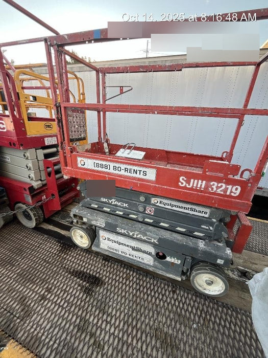 2019 Skyjack SJIII-3219 Standard Options, Trojan Batteries