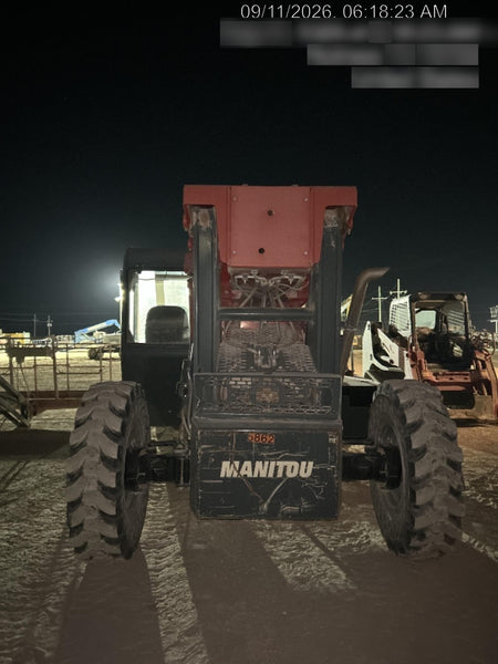 2018 Manitou 12042 Manitou MTA 12042, Solid Tires, 66" Carriage, Open ROPS, Flashing Beacon and Work Light Package