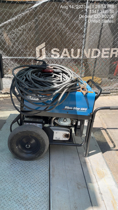 2023 Miller Electric Blue Star 185 Engine Driven Welder, Electric Start, 13 hp, Gas, 6,500 W Peak 907664
