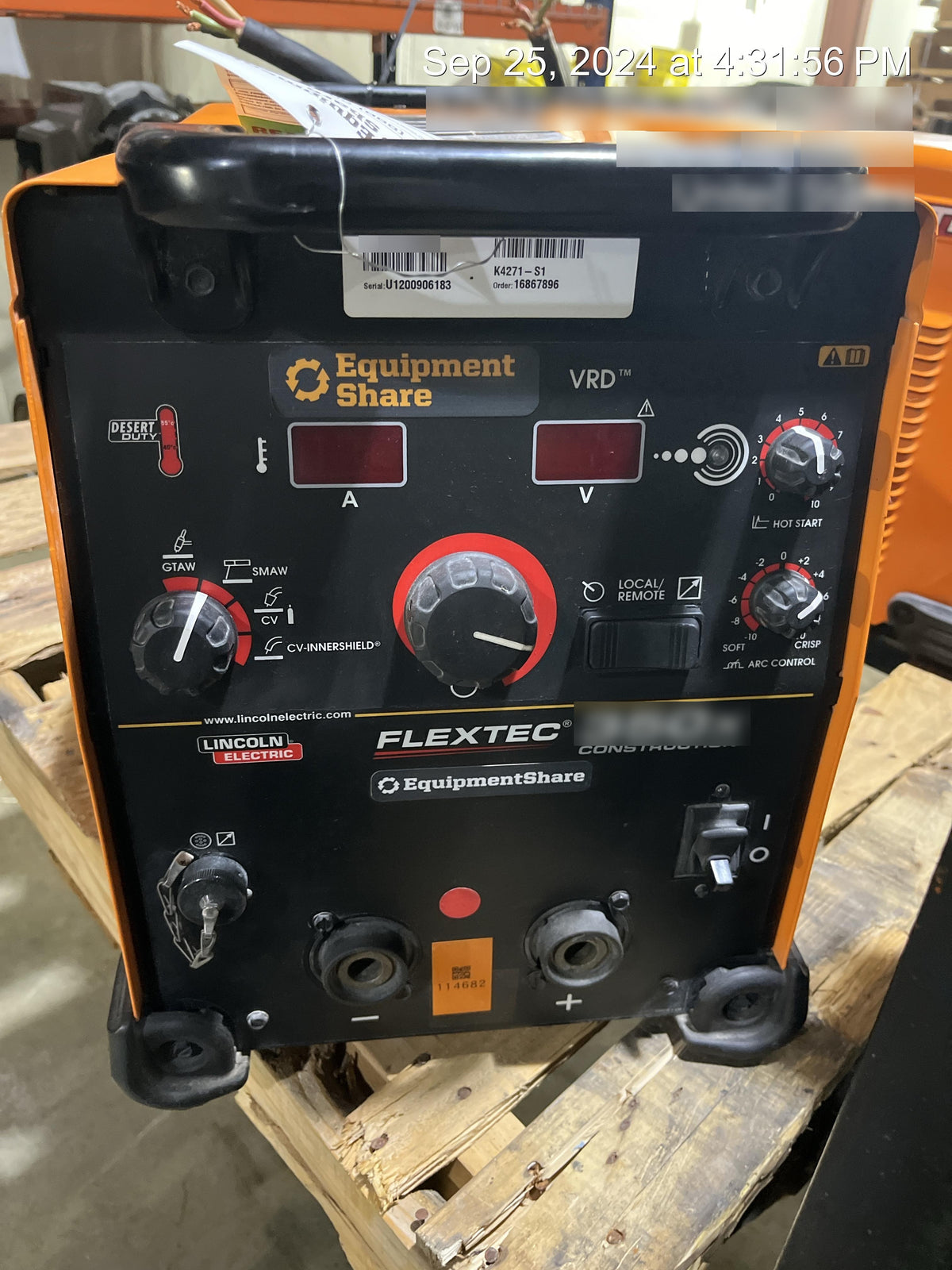 2020 LINCOLN ELECTRIC FLEXTEC 350X