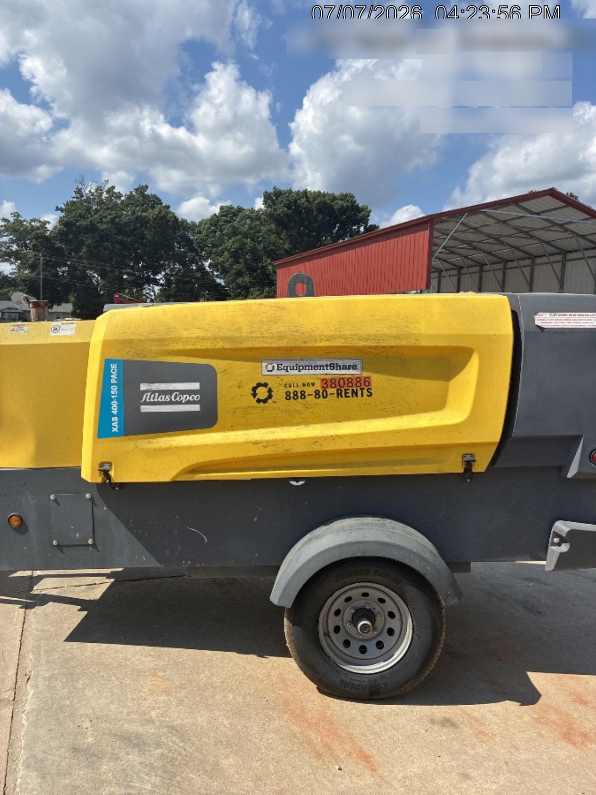 2023 ATLAS COPCO XAS 400-150 PACE
