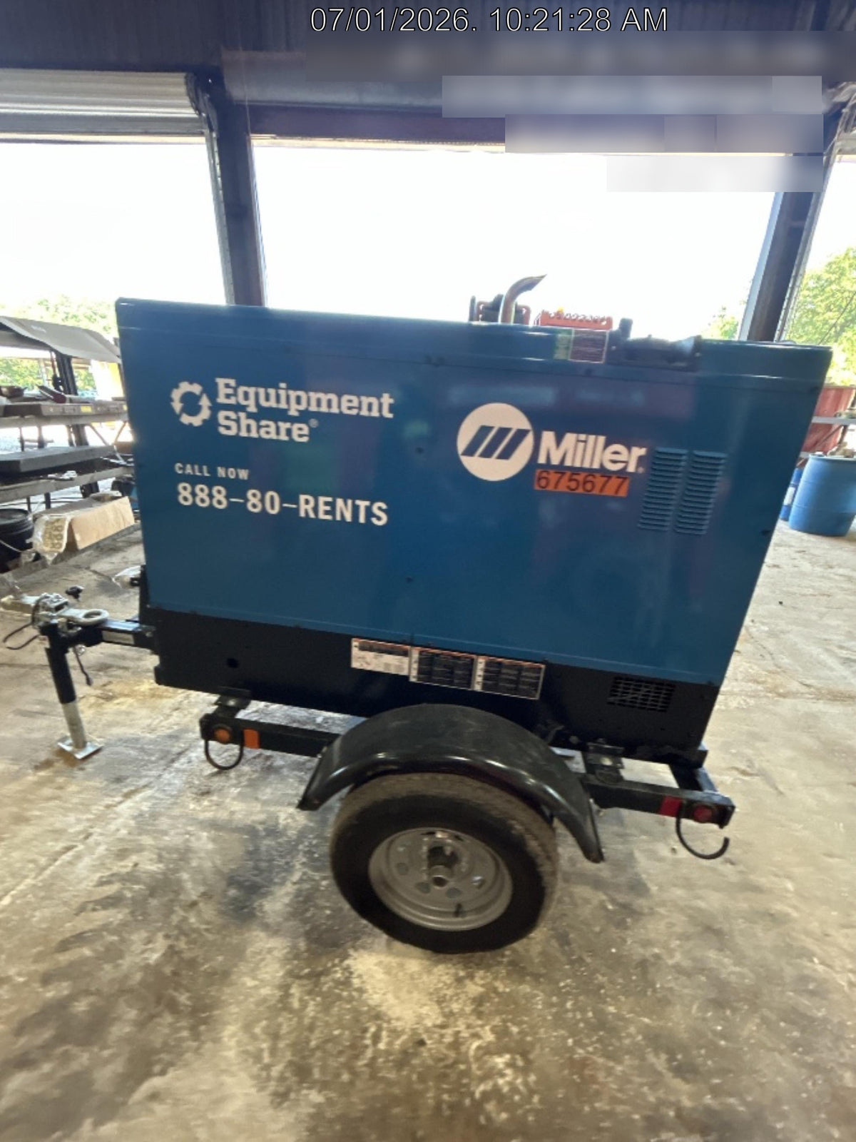 2026 MILLER ELECTRIC BIG BLUE 500