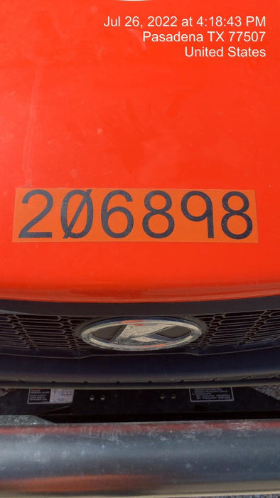 2022 Kubota RTV-X1140W-H Plastic Canopy, Windshield Acrylic Clear, LED Strobe Light, Wire Harness Kit, Back up Alarm