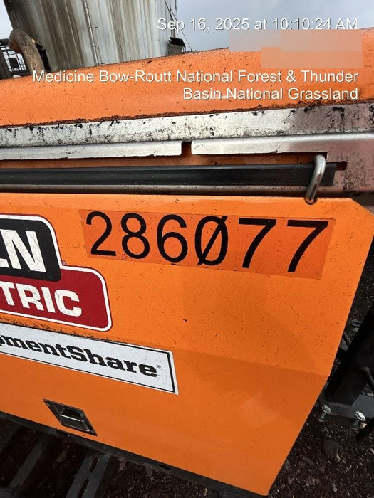 2022 Lincoln Electric LE400 Kubota V1505, Trlr, Cable Rack, Light Kit, ES Decals, T3