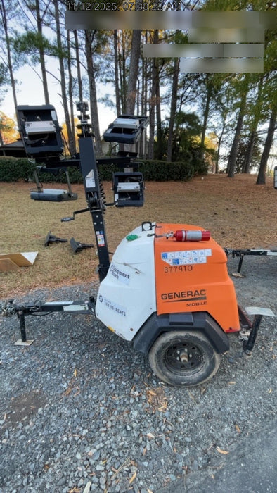 2023 Generac MLT2 Diesel, Flex Switch 120V Input, Powerzone Controller, 
(4) 320W LED Lights, 4kW Generator, 39.9 Gal Fuel Tank, 2" Ball, T3