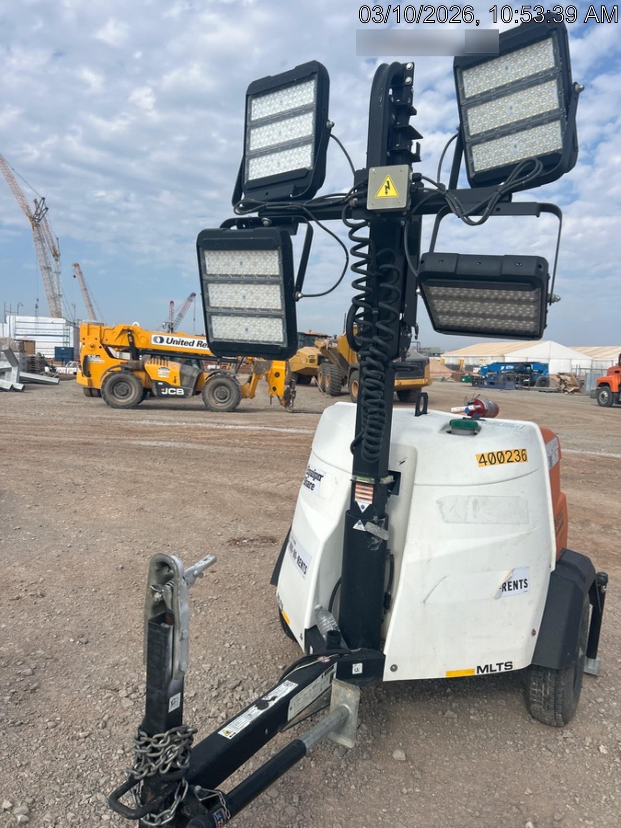 2024 Generac MLT2 Diesel, Flex Switch 120V Input, Powerzone Controller, 
(4) 320W LED Lights, 4kW Generator, 39.9 Gal Fuel Tank, 2" Ball, T3