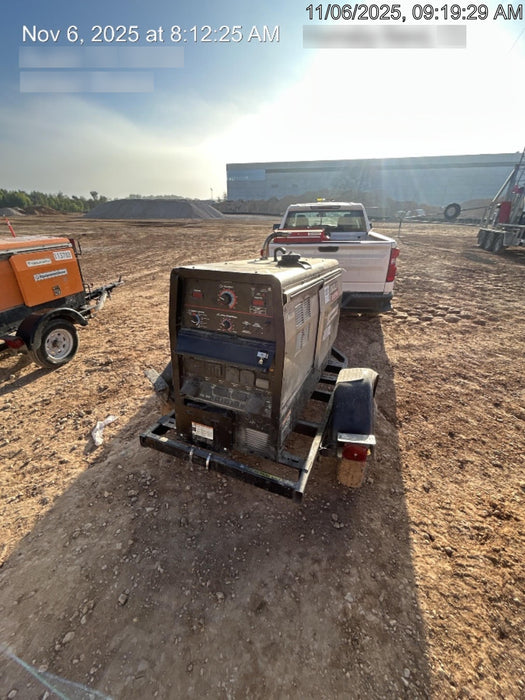 2019 Lincoln Electric Vantage 322 Ready-Pak 3, Two Wheel Trailer, Fender and Light Kit, Cable Rack