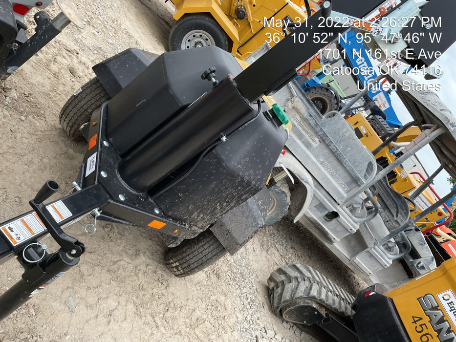 2022 Allmand NLV3GR (4) LED Light Fixture 350W, 23' Vertical Mast, 3kW Prime, Towable, Deep Sea L401, Leveling Jacks, Yanmar T4F 5.8hp